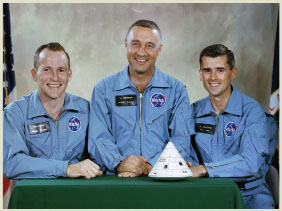 October 1968 Apollo 7 mission sends the first live telecasts back to Earth from - photo 7