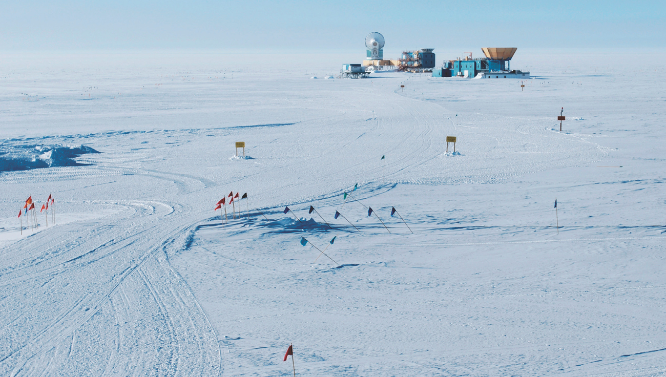 The telescope at the South Pole was one of many dishes around the world that - photo 7