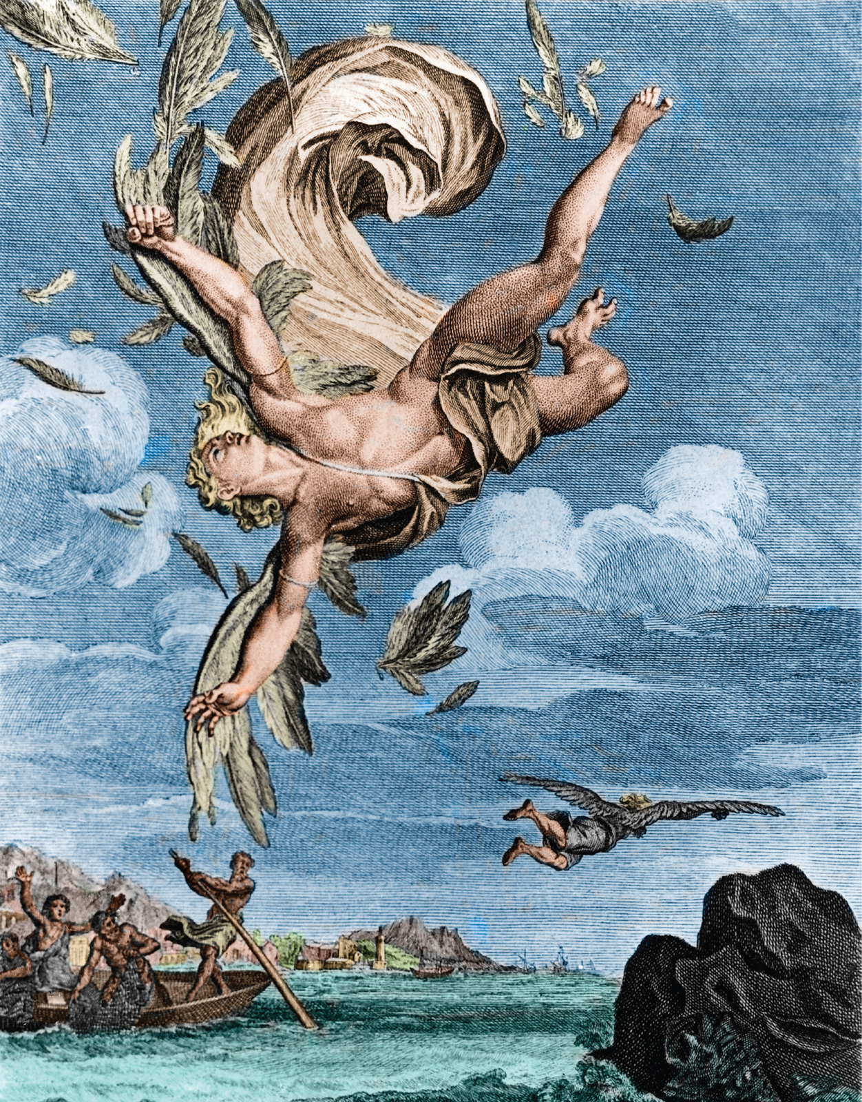 In myth Daedaluss son Icarus flew too close to the sun and died as a result - photo 10