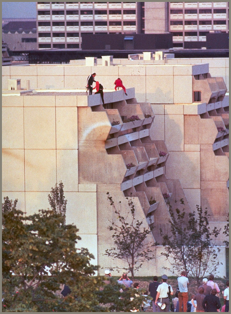 West German sharpshooters worked their way up Olympic Village buildings in a - photo 3