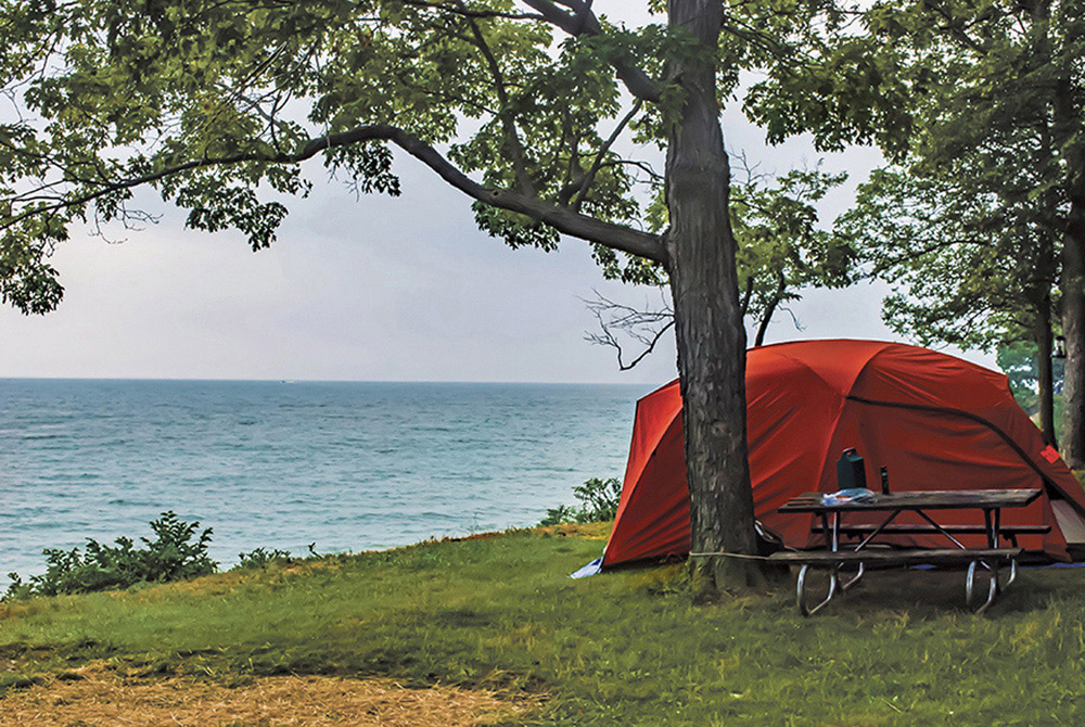 The sight and sounds of Lake Erie are a welcome way to start the morning at - photo 7