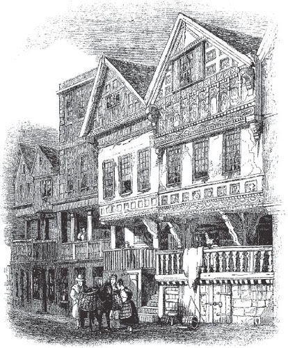 Watergate Street Chester artist unknown 1850 The Caldecotts lived on - photo 10