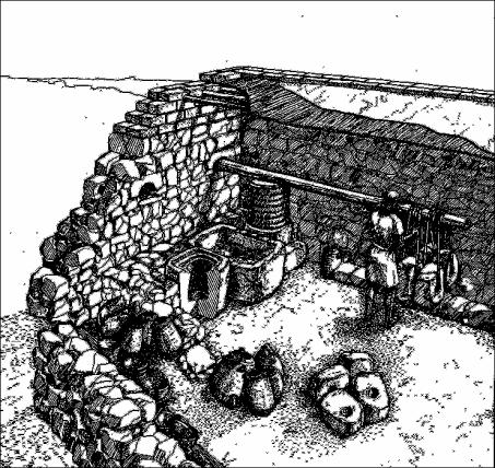 A reconstruction of the seventh century BC oil mill discovered at Ekron - photo 7