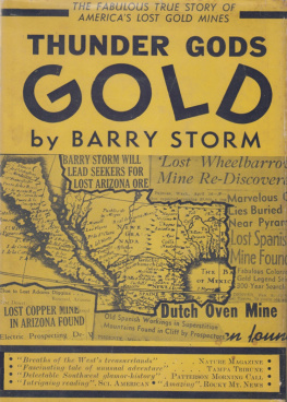 Barry Storm - Thunder Gods Gold