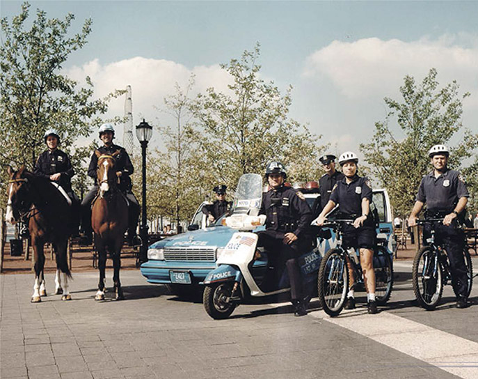 Officers of the New York Police Department have various means of transportation - photo 5