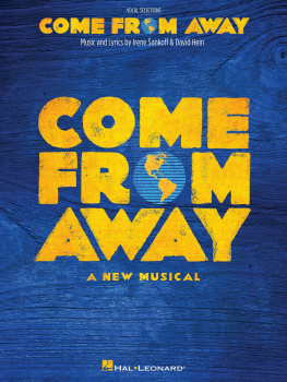 Irene Sankoff - Come from Away: A New Musical Piano/Vocal Selections