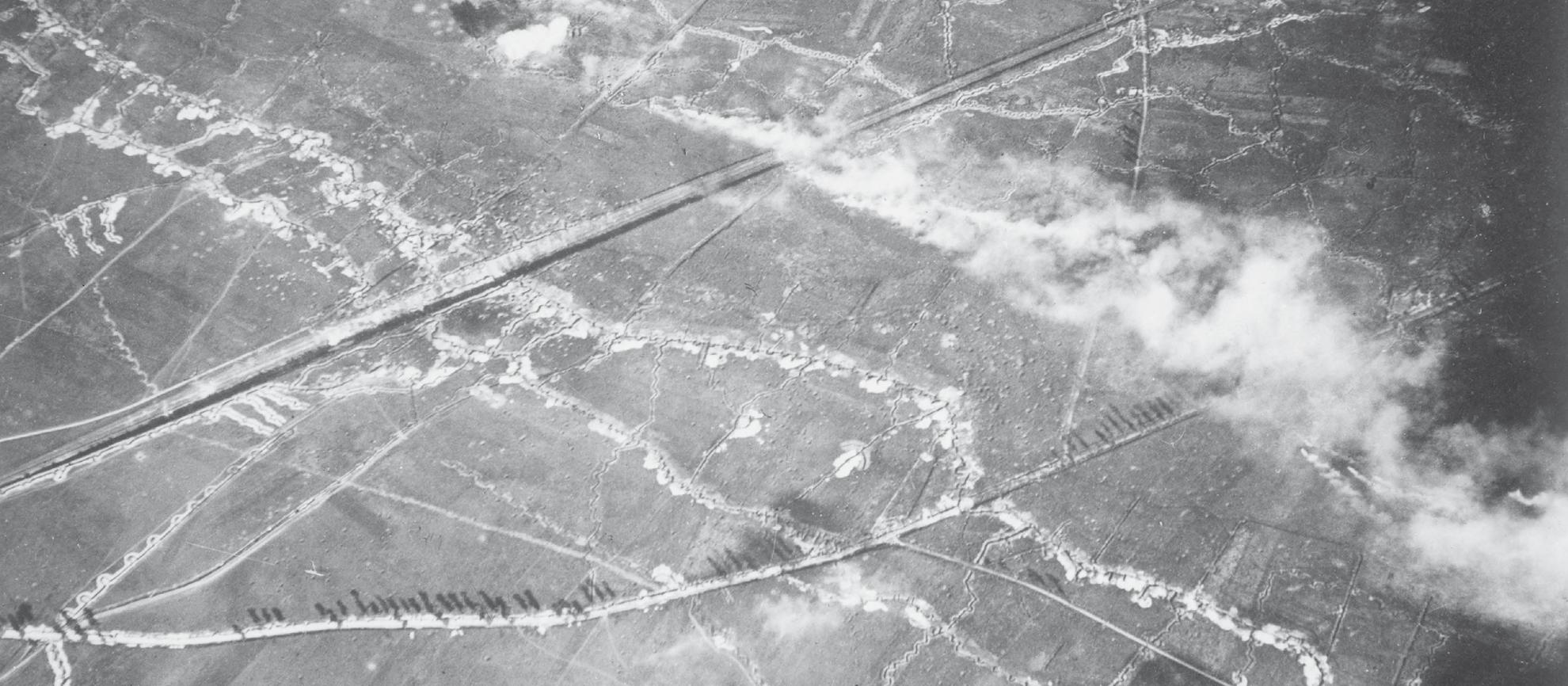 Aerial photograph of Western Front trenches Aerial photography was the primary - photo 3