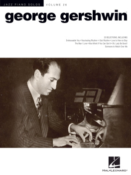 George Gershwin - George Gershwin: Jazz Piano Solos Series Volume 26