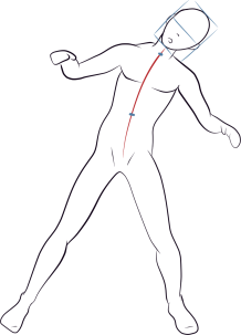 How to draw a character Method of drawing with the anatomy of the human body - photo 10