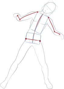 How to draw a character Method of drawing with the anatomy of the human body - photo 20