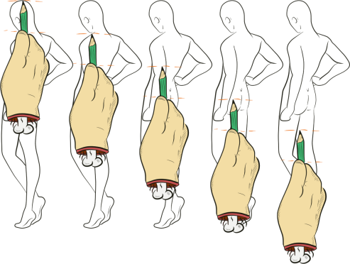 How to draw a character Method of drawing with the anatomy of the human body - photo 34