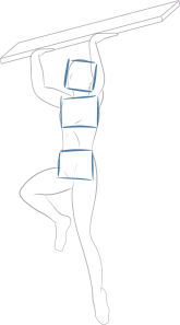 How to draw a character Method of drawing with the anatomy of the human body - photo 4