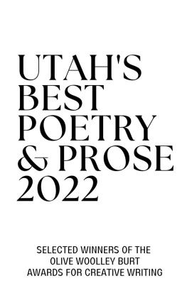 LUW Press Utahs Best Poetry & Prose 2022