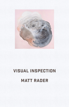 Matt Rader - Visual Inspection