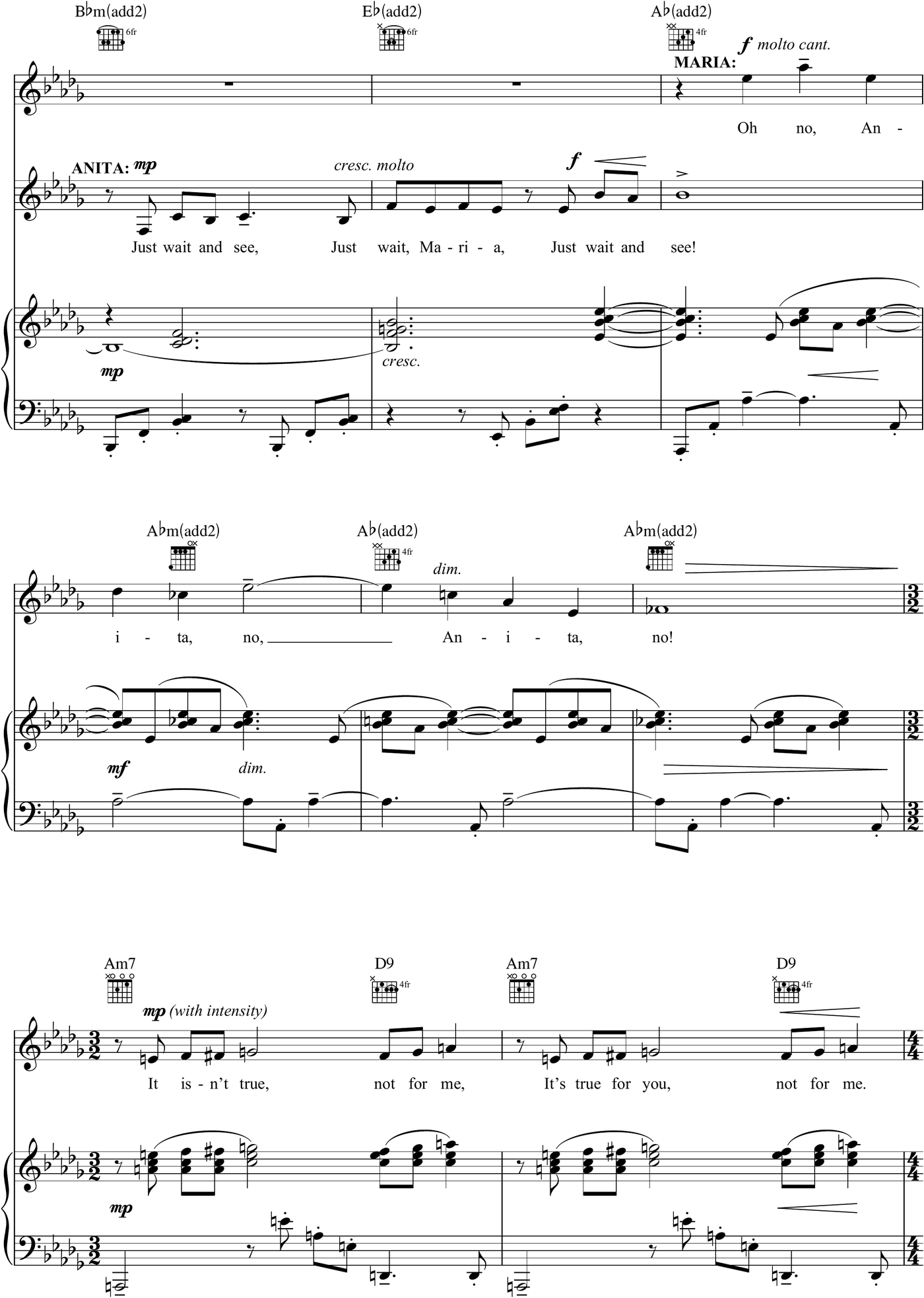 West Side Story--Vocal Selections Vocal Line with Piano Accompaniment - photo 23