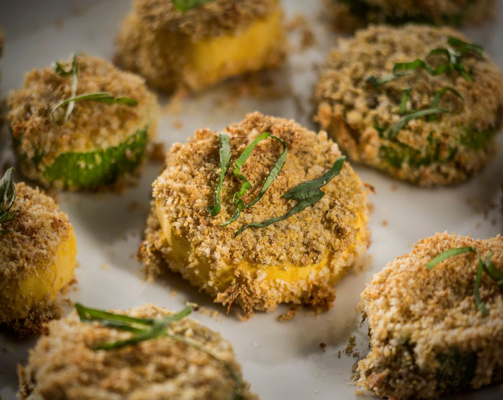 Baked crispy zucchini rounds When I want a fun yet hearty snack I bake up a - photo 5