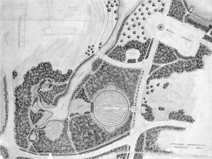 Proposed Improvements Humboldt Park ca 1907 plan Courtesy of Chicago Park - photo 2