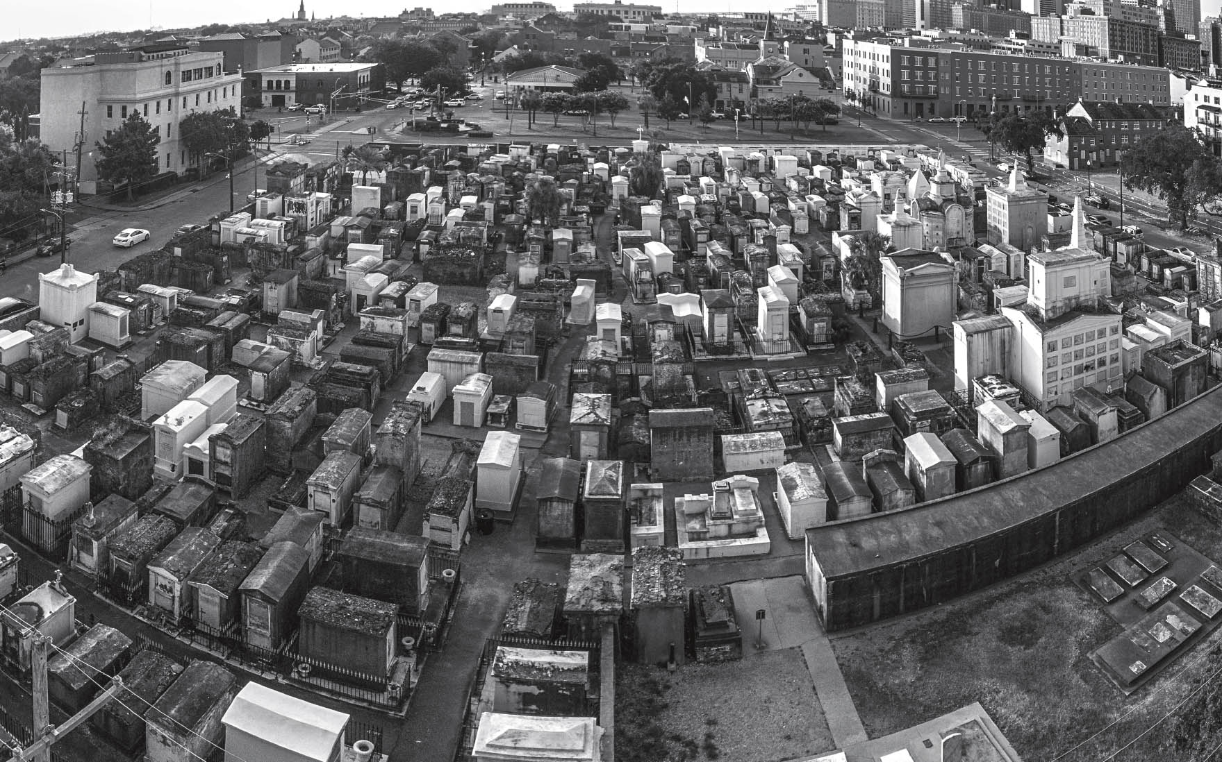 Birds-eye view of St Louis Cemetery 1 Sacred Ground The Cemeteries of New - photo 5