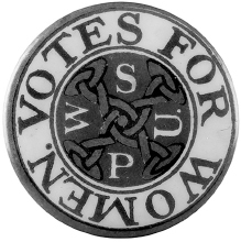 Womens Social and Political Union logo In essence at the time of the First - photo 3
