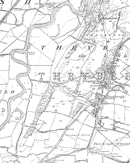 Map of Thrybergh 1851 showing what is believed to have been John Whitakers - photo 2