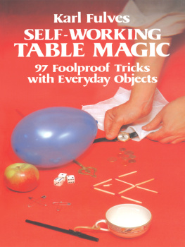 Karl Fulves Self-Working Table Magic