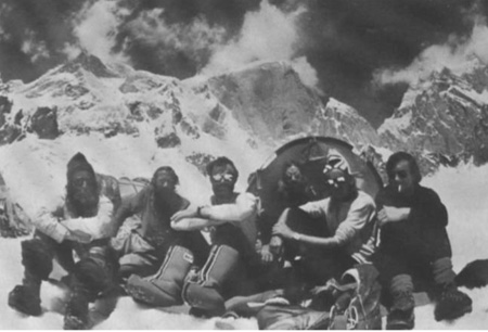 6 The Ogre Expedition members Left to right Clive Rowland Chris Bonington - photo 6