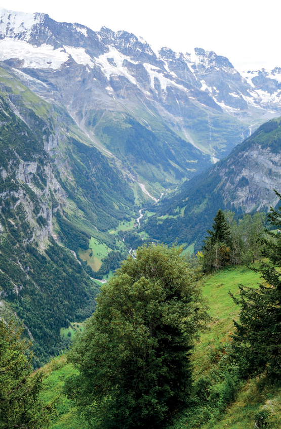 The wild upper reaches of the Lauterbrunnen Valley seen from the Sefinental - photo 9