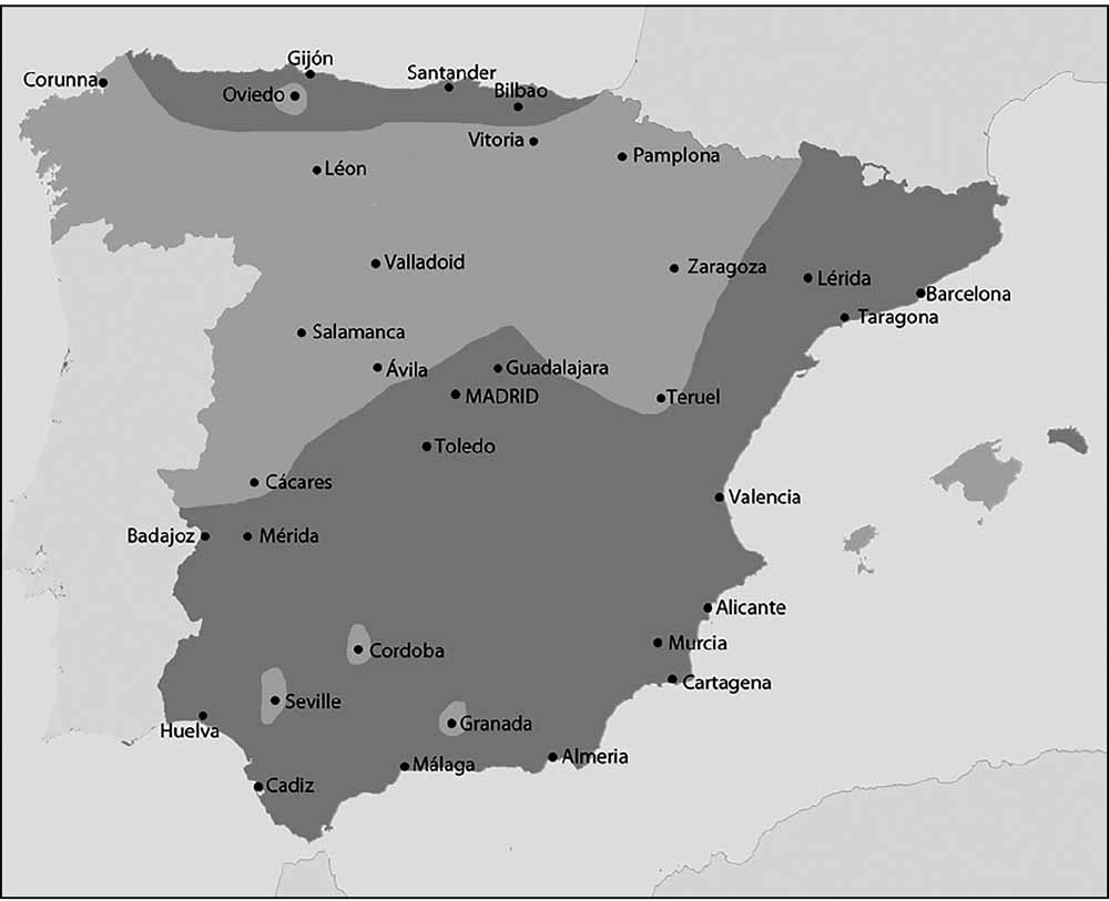 Territorial division of Spain at the outbreak of civil war in July 1936 - photo 5