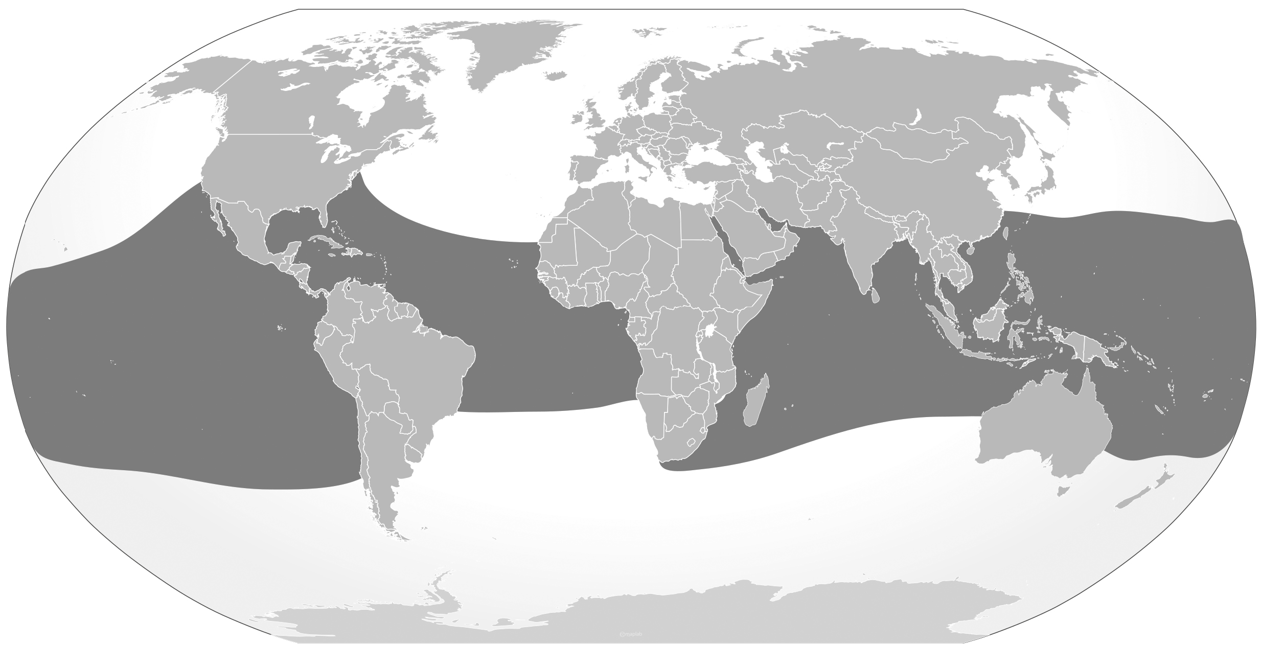 The darker area shows where whale sharks are found Big Mouth Small Food - photo 7