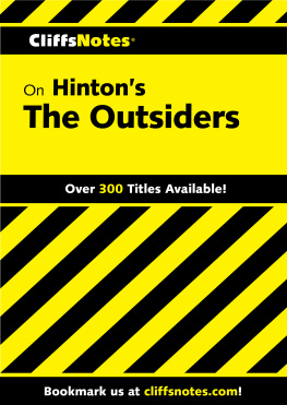 Janet Clark - CliffsNotes on Hintons The Outsiders