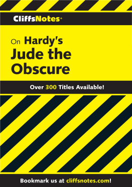 Frank H. Thompson Cliffsnotes on Hardys Jude the Obscure