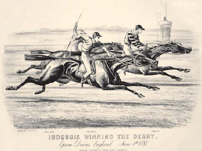 Iroquois ridden by Fred Archer winning the Derby at Epsom Downs 1 June 1881 - photo 8