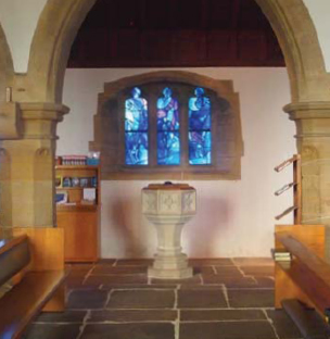 Interior of All Saints Tudeley from south door P Ive SHIRE PUBLICATIONS - photo 1