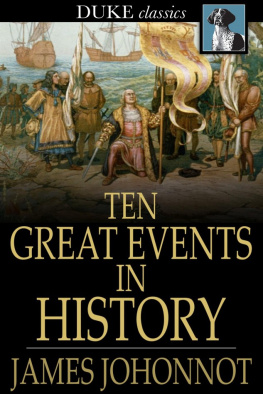 James Johonnot - Ten Great Events in History