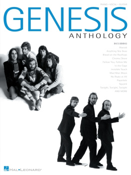 Genesis - Genesis Anthology (Songbook)