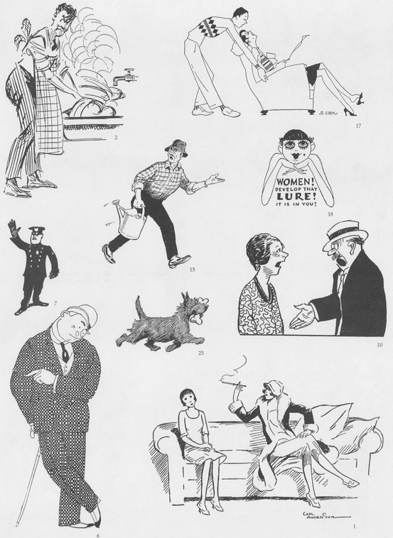 Classic Spot Illustrations from the Twenties and Thirties by James Montgomery Flagg Gluyas Williams John Held Jr et al - photo 2