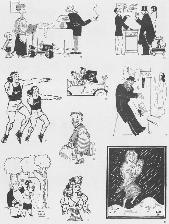 Classic Spot Illustrations from the Twenties and Thirties by James Montgomery Flagg Gluyas Williams John Held Jr et al - photo 11