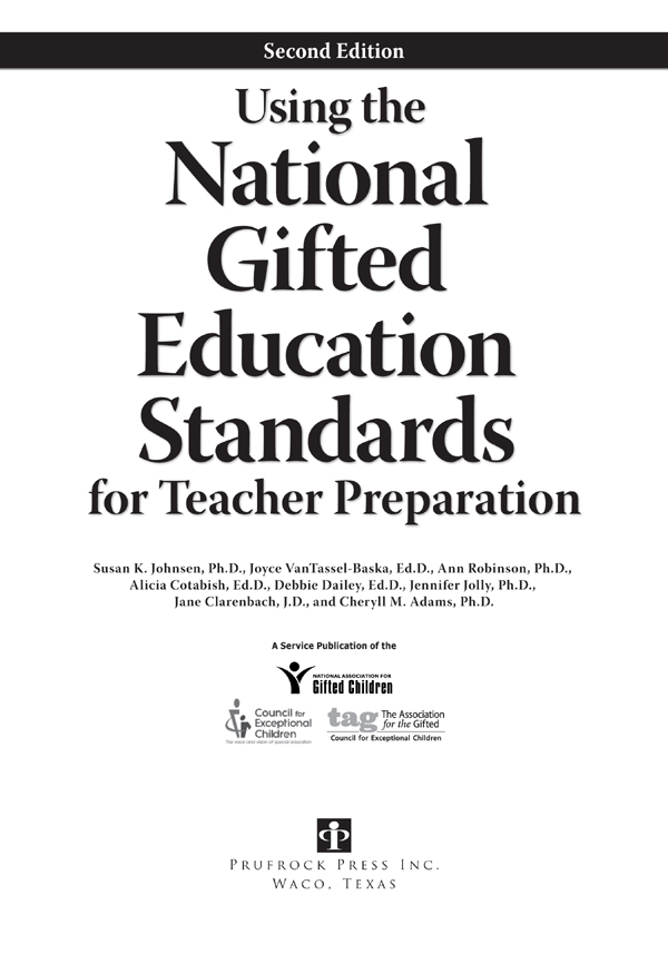 Copyright 2016 National Association for Gifted Children and The Association - photo 3