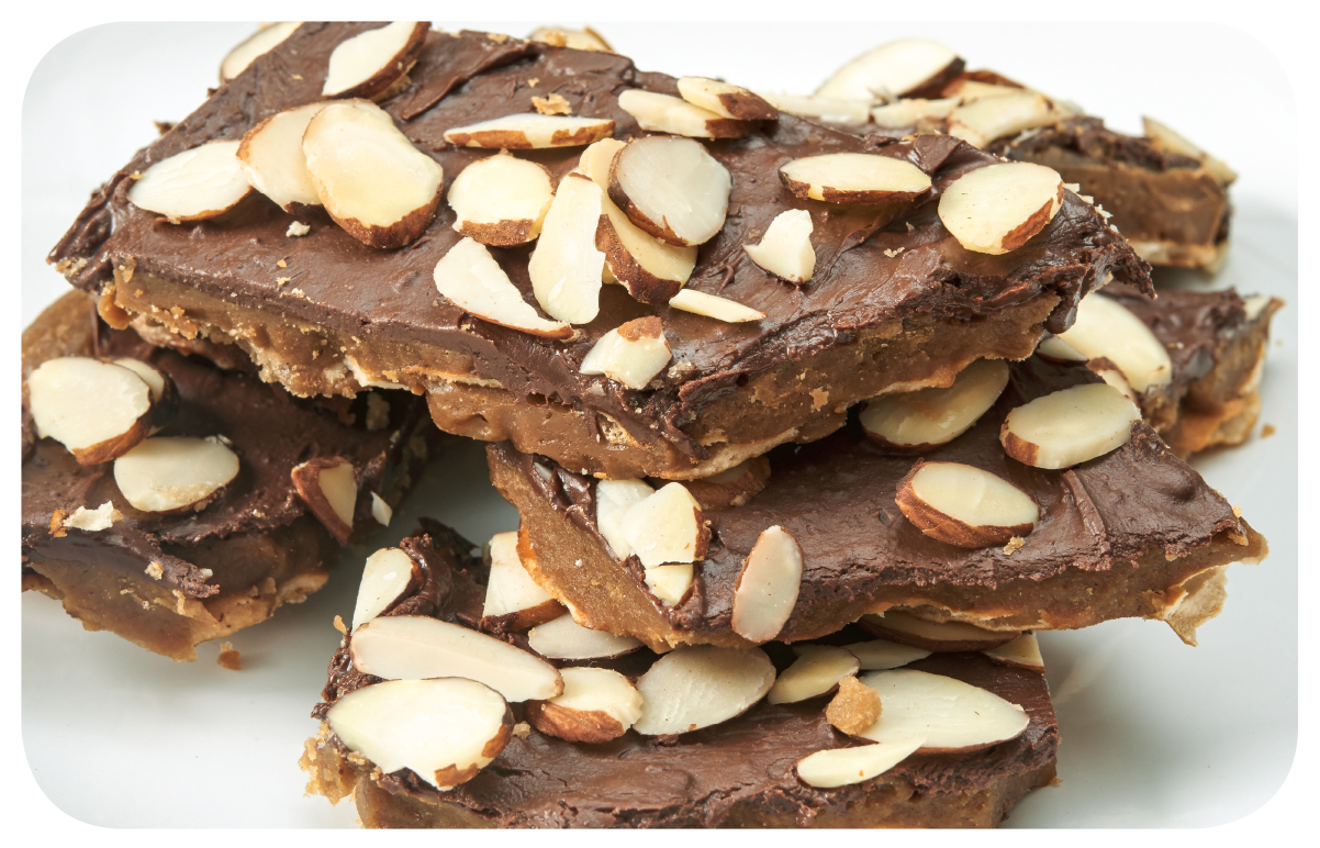 PRETZEL TOFFEE MAKES 32 TO 40 Say good-bye to your dental health and hello to - photo 6