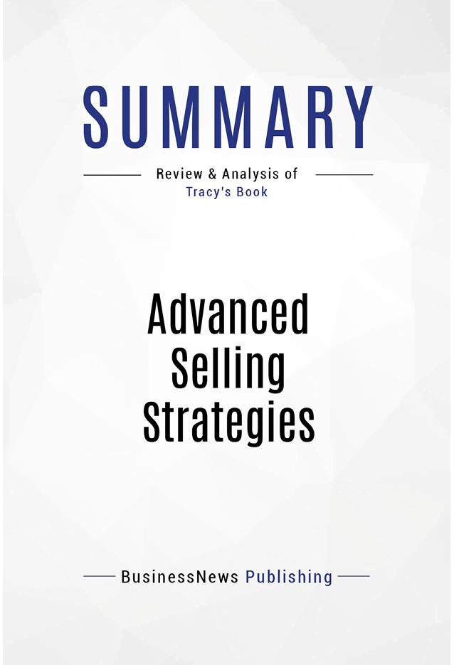 Book Presentation Advanced Selling Strategies by Brian Tracy Book Abstract The - photo 2