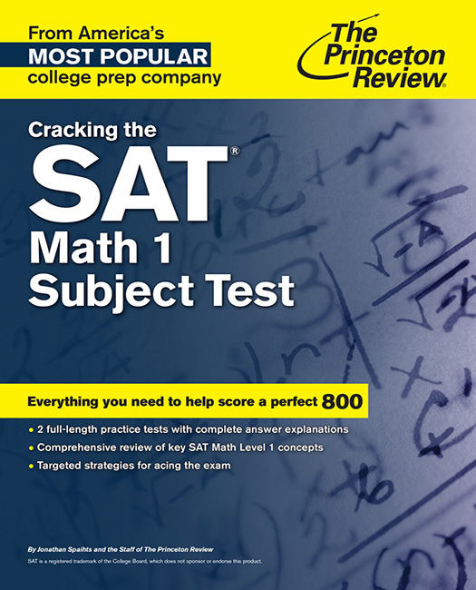 Cracking the SAT Math 1 Subject Test - photo 1