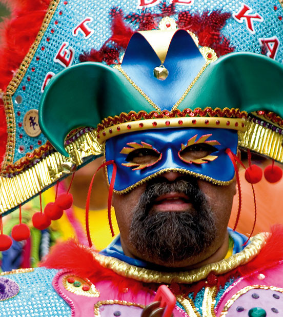 Participant in costume at New Orleans Mardi Gras Parade RAY LASKOWITZ - photo 5