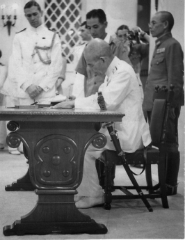 The document of surrender is signed on 15 September 1945 in Hong Kong The - photo 16