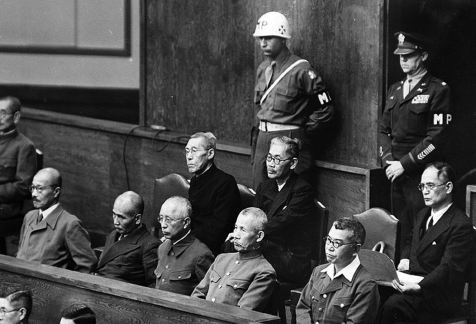 Japanese war criminals on trial for their lives in Tokyo 1947 Wartime Prime - photo 18