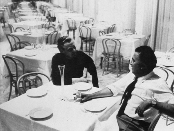 A restaurant in Rome in the late Sixties Peter Daubeny left with whom - photo 6