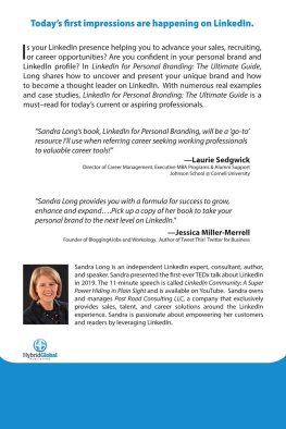 Sandra Long - LinkedIn for Personal Branding: The Ultimate Guide