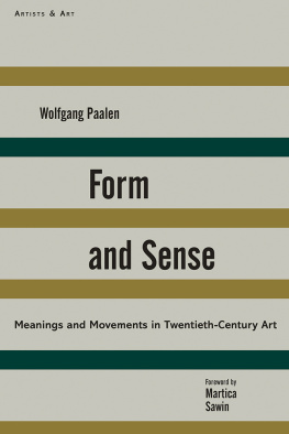 Wolfgang Paalen - Form and Sense