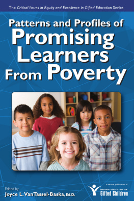 Joyce VanTassel-Baska - Patterns And Profiles Of Promising Learners From Poverty