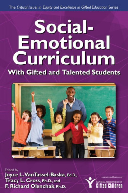 Joyce Van Tassel-Baska - Social-Emotional Curriculum With Gifted and Talented Students