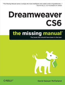 David Sawyer McFarland - Dreamweaver CS6: The Missing Manual